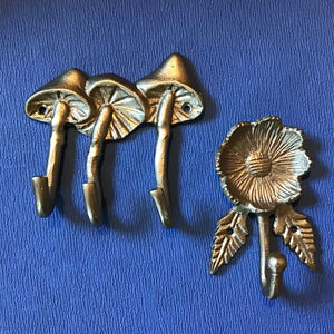 Brass Wall Hooks | 2 Styles available at Bench Home