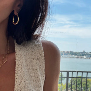 Relic Hoop Earrings available at Bench Home