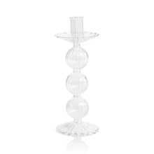 Load image into Gallery viewer, ZODAX Luisa Glass Taper Candle Holder