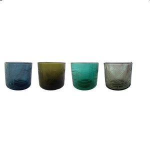 Etched Glass Votive | 4 Styles available at Bench Home