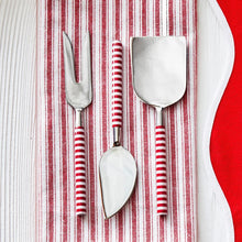 Load image into Gallery viewer, Candy Stripe Cheese Utensils Set