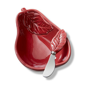 Pear Bowl and Leaf Spreader Set available at Bench Home