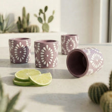 Load image into Gallery viewer, Lilac Talavera Shot Glass