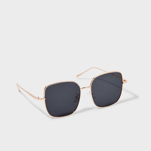 sahara sunglasses in gold tone frame 