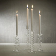 Load image into Gallery viewer, ZODAX Luisa Glass Taper Candle Holder