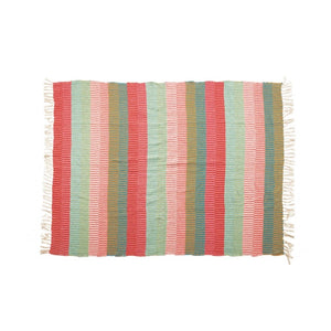 Striped Cotton Blend Throw available at Bench Home