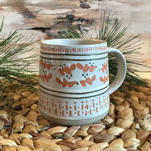 Stamped Holiday Mugs available at Bench Home