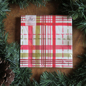 Merry Berry Plaid Napkins | Three Styles available at Bench Home
