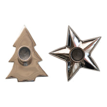 Load image into Gallery viewer, Silver Taper Holder | Two Styles