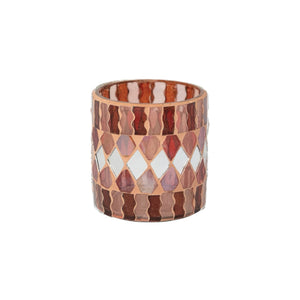 Glass Mosaic Votive Holder | Three Styles available at Bench Home