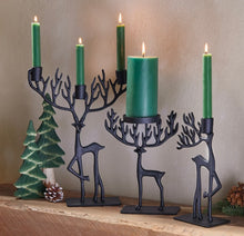 Load image into Gallery viewer, Reindeer Gazing Up Taper Holder