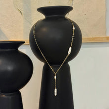 Load image into Gallery viewer, Freshwater Pearl Y Necklace