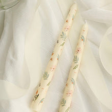 Load image into Gallery viewer, Floral Taper Candles