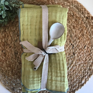 Square Double Cloth Napkins | 6 Styles available at Bench Home