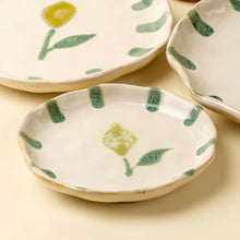 Load image into Gallery viewer, Small Stoneware Painted Plates | Two Styles