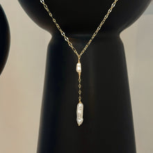 Load image into Gallery viewer, Freshwater Pearl Y Necklace