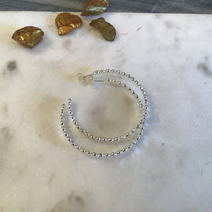 Marble Hoop Earrings available at Bench Home
