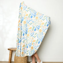Load image into Gallery viewer, Wildflower Vine Blush Beach Blanket