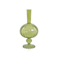 Load image into Gallery viewer, Green Venetian Spiral Vase | 3 Styles