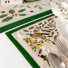 Load image into Gallery viewer, 12 Days of Christmas Placemats
