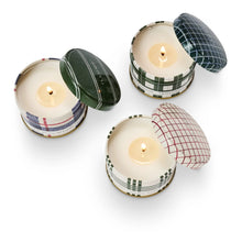Load image into Gallery viewer, Balsam &amp; Cedar Holiday Tin Trio Gift Set