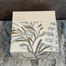 Load image into Gallery viewer, Large Winter White Crackle Glass Boxed Candle