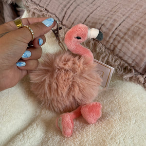 Phoebe Flamingo Bag Charm available at Bench Home