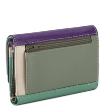 Load image into Gallery viewer, Orchid Double Flap Purse/Wallet