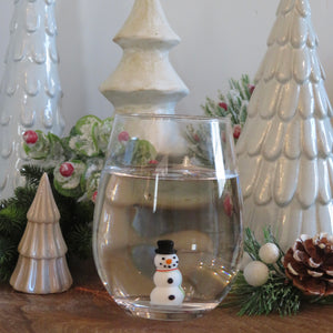 Stemless Wine Glass Holiday Theme available at Bench Home