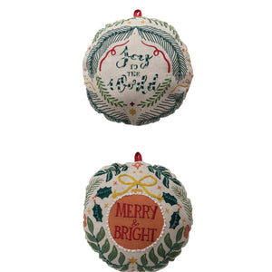 Ornament Shaped Pillow | Two Styles available at Bench Home