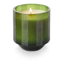 Load image into Gallery viewer, Fresh Balsam Etched Striped Glass Candle