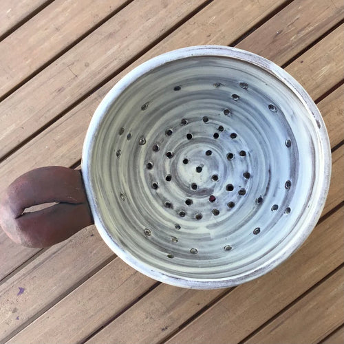 CLEARANCE Large Ceramic Berry Strainer