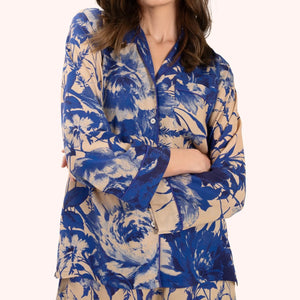 China Bloom Blues Pajamas | Three Styles available at Bench Home