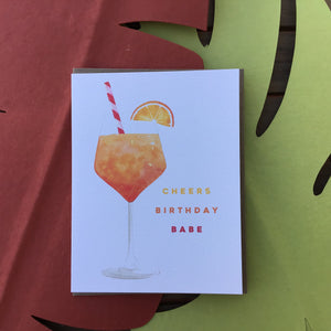 Birthday Babe Card available at Bench Home