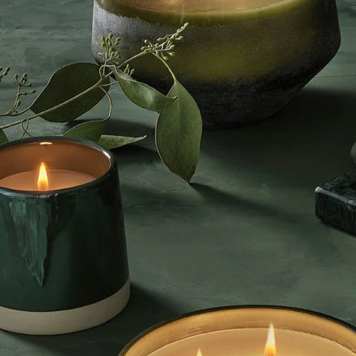 Balsam & Cedar Shine Cermaic Candle