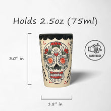 Load image into Gallery viewer, Sugar Skull Shot Glass