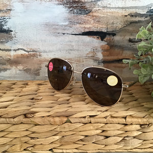 Gold Aviator Sunglasses available at Bench Home