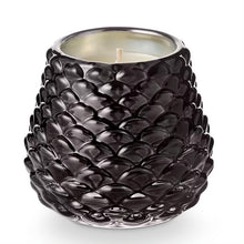 Load image into Gallery viewer, Midnight Pumpkin Pinecone Votive Candle ￼
