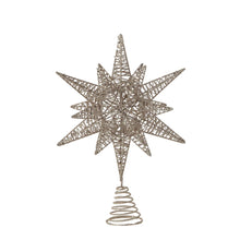 Load image into Gallery viewer, Metal Star Tree Topper