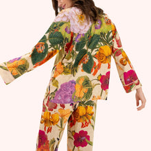 Load image into Gallery viewer, Cream Autumn Posy Pajamas - Medium