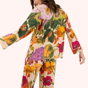 Cream Autumn Posy Pajamas - Medium available at Bench Home