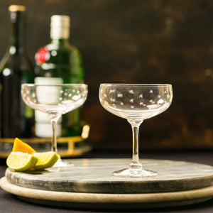 Crystal Cocktail Glasses Set of 4 | 3 Styles available at Bench Home