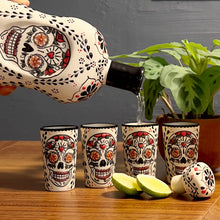 Load image into Gallery viewer, Sugar Skull Shot Glass