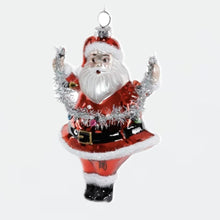 Load image into Gallery viewer, ZODAX Glass Santa Ornaments | Four Styles