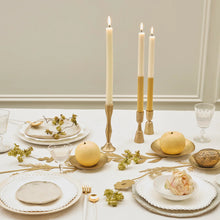 Load image into Gallery viewer, Gold Dipped Table Candles