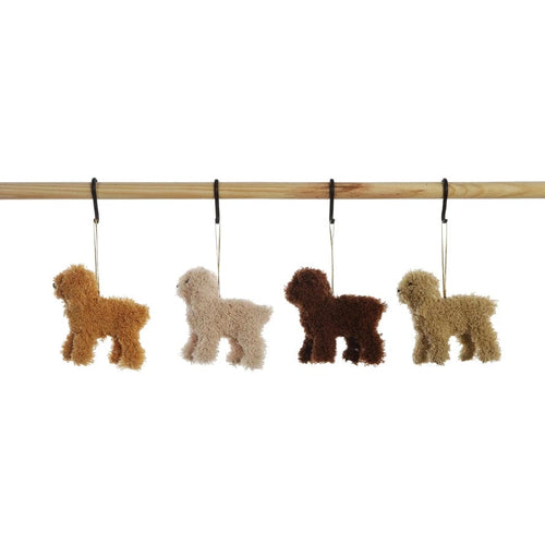 Furry Poodle Ornament | 4 Styles