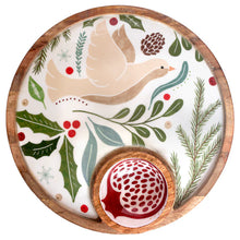 Load image into Gallery viewer, Winte Berry Round Platter and Bowl