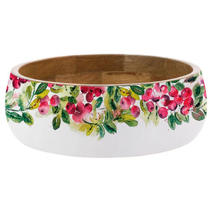 Cranberry Wreath Bowl available at Bench Home
