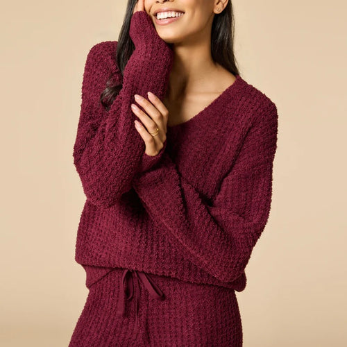 Softies V-Neck with Long Pant Set