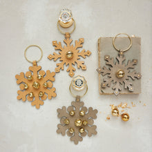 Load image into Gallery viewer, Leather Snowflake Door Hanger | Two Styles